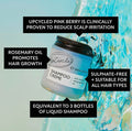 Vegan Refillable Shampoo Crème with Coconut + Grapefruit Oil