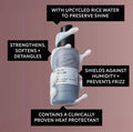 Vegan Hair Serum Upcycled Fermented Rice Water Heat Protect