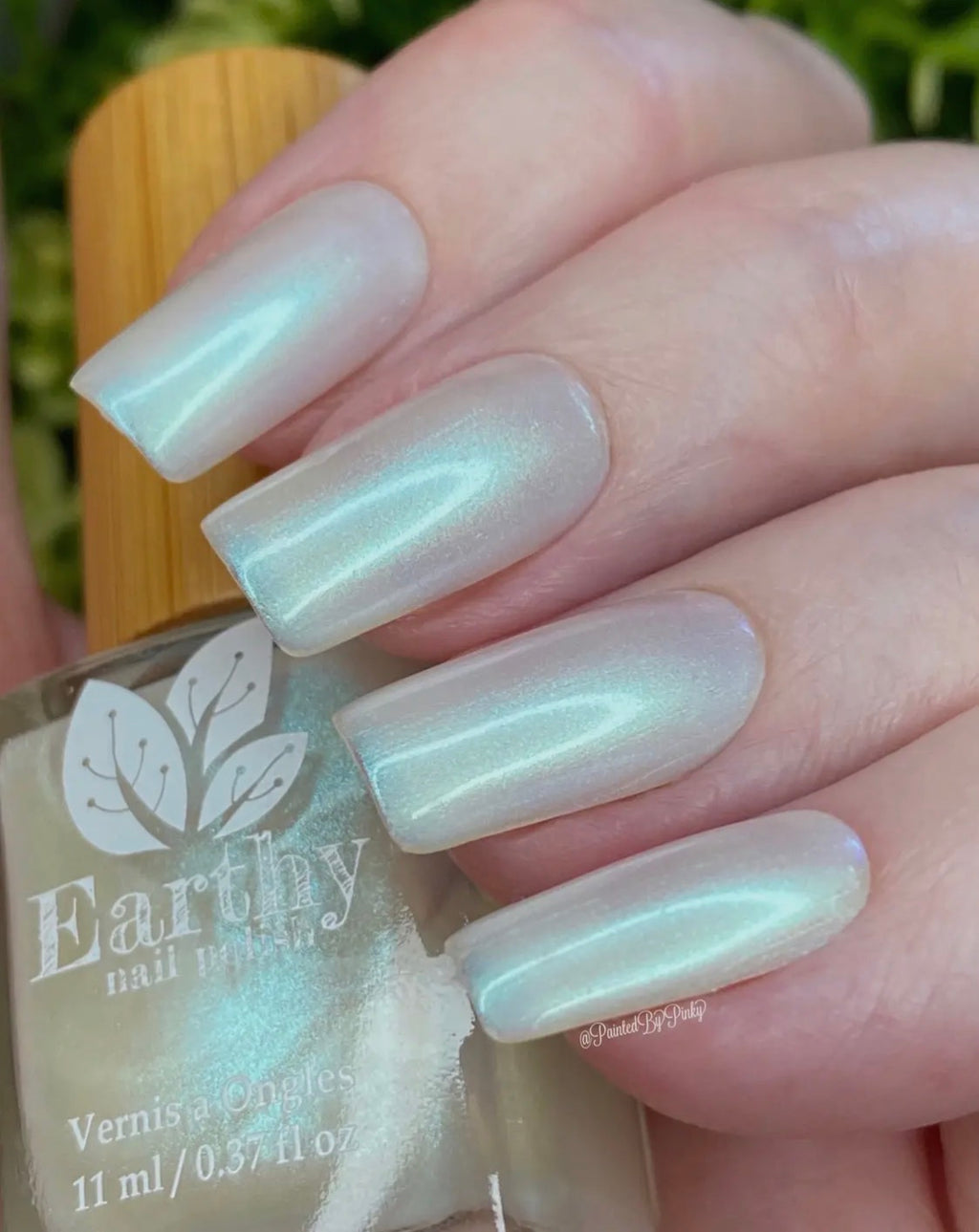 Aphrodite Pearly Cool Blue Nail Polish, 11 mL