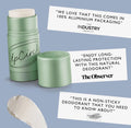 Plastic Free Refillable Deodorant with Macadamia + Bergamot